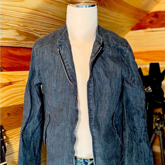 Five Four Linen Jacket Coat Men’s NWT M - Picture 5 of 9